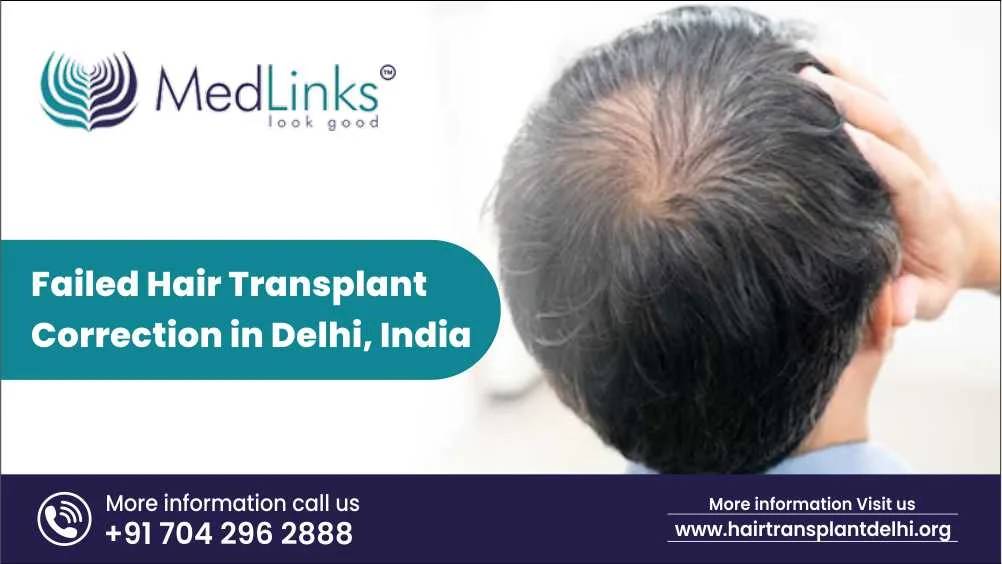 Failed Hair Transplant Correction in India, Delhi
