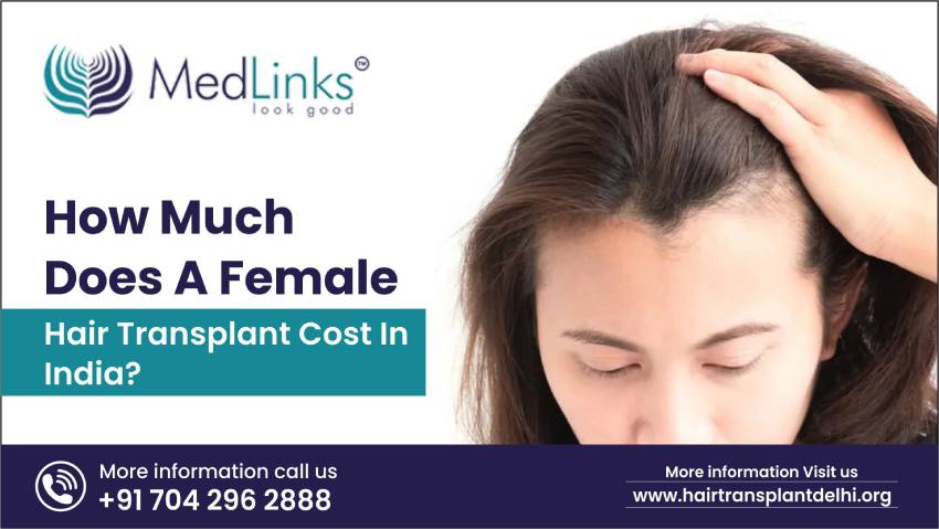 How much does a Female hair transplant cost in India?