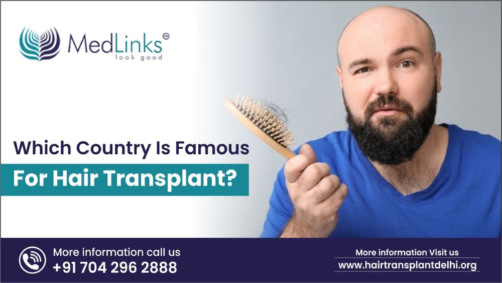 Which country is famous for hair transplants?